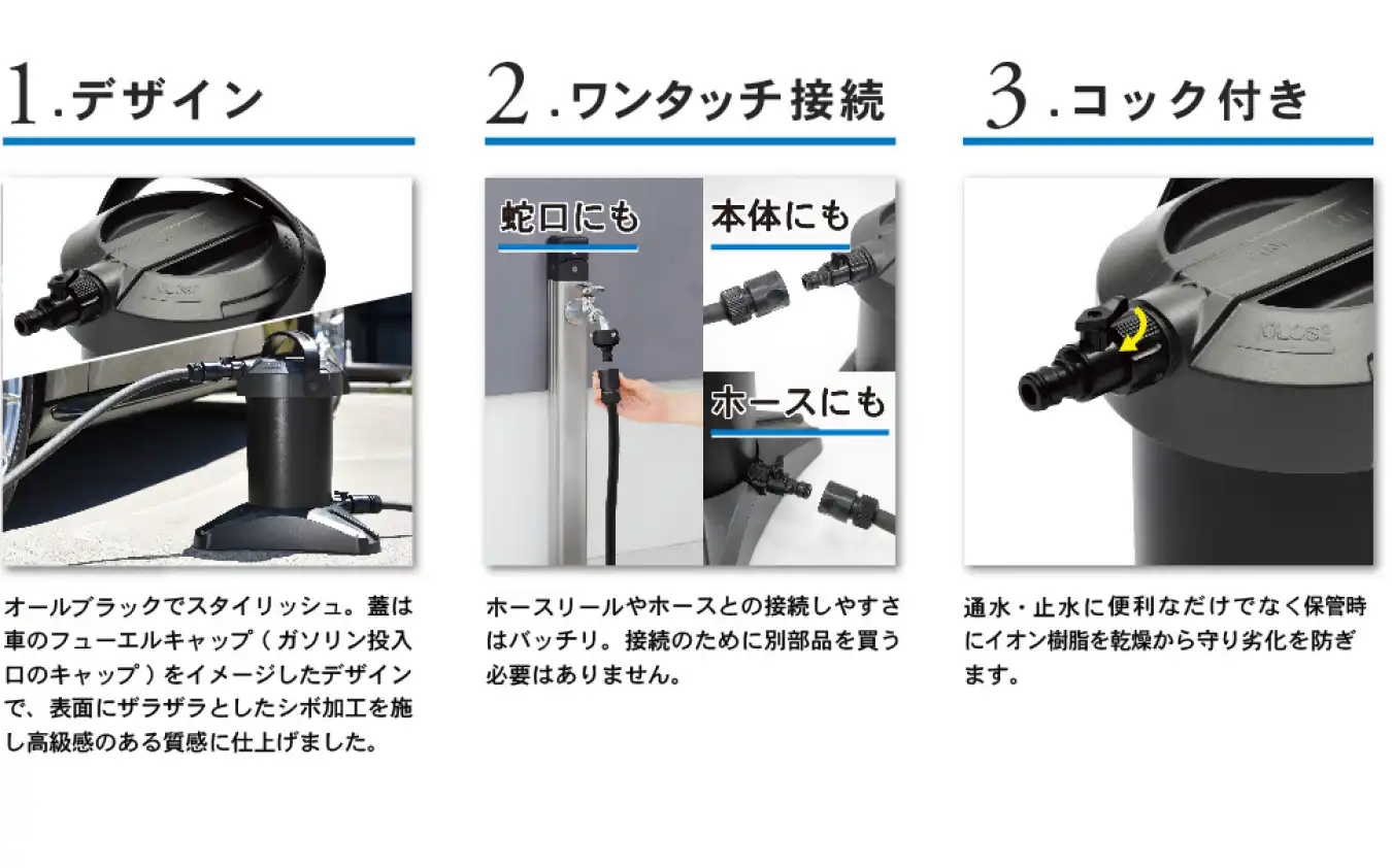 安心して利用できる洗車用純水器