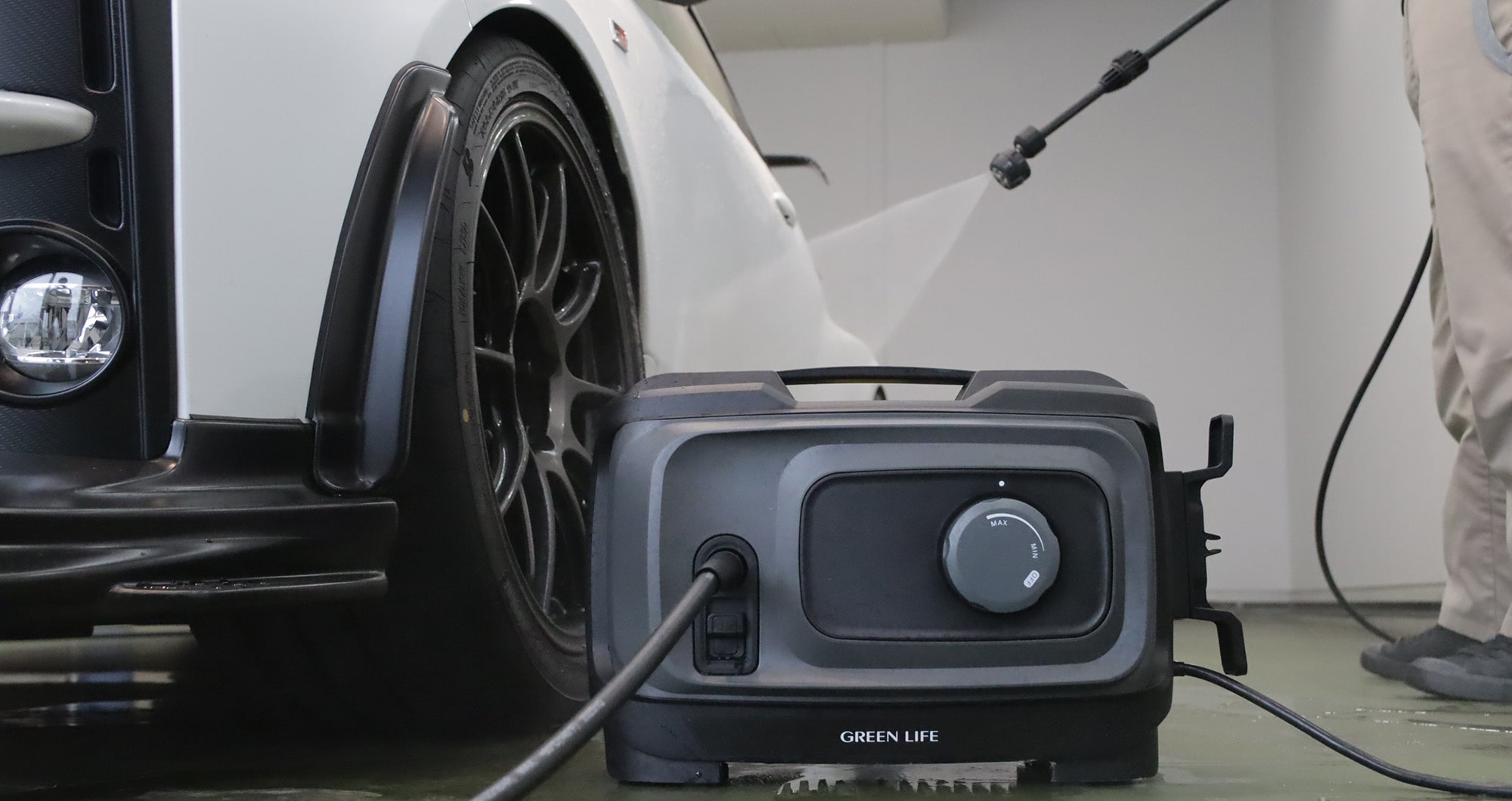 G-WASH Plus 洗車用高圧洗浄機 水シミ解消・静音