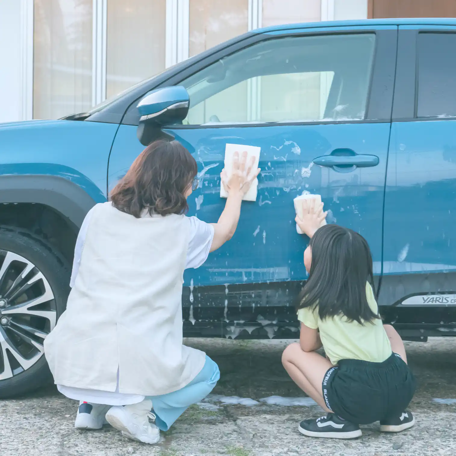 １時間で終わる手洗い洗車、毎日が整う。